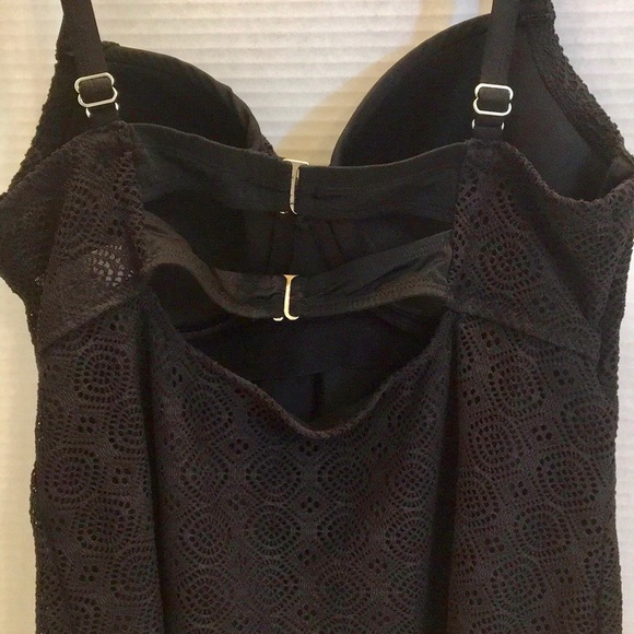 SWIMSUITS 4 ALL NEW TAG SLeek  BLACK ADJUSTABLE 12 - Picture 6 of 8